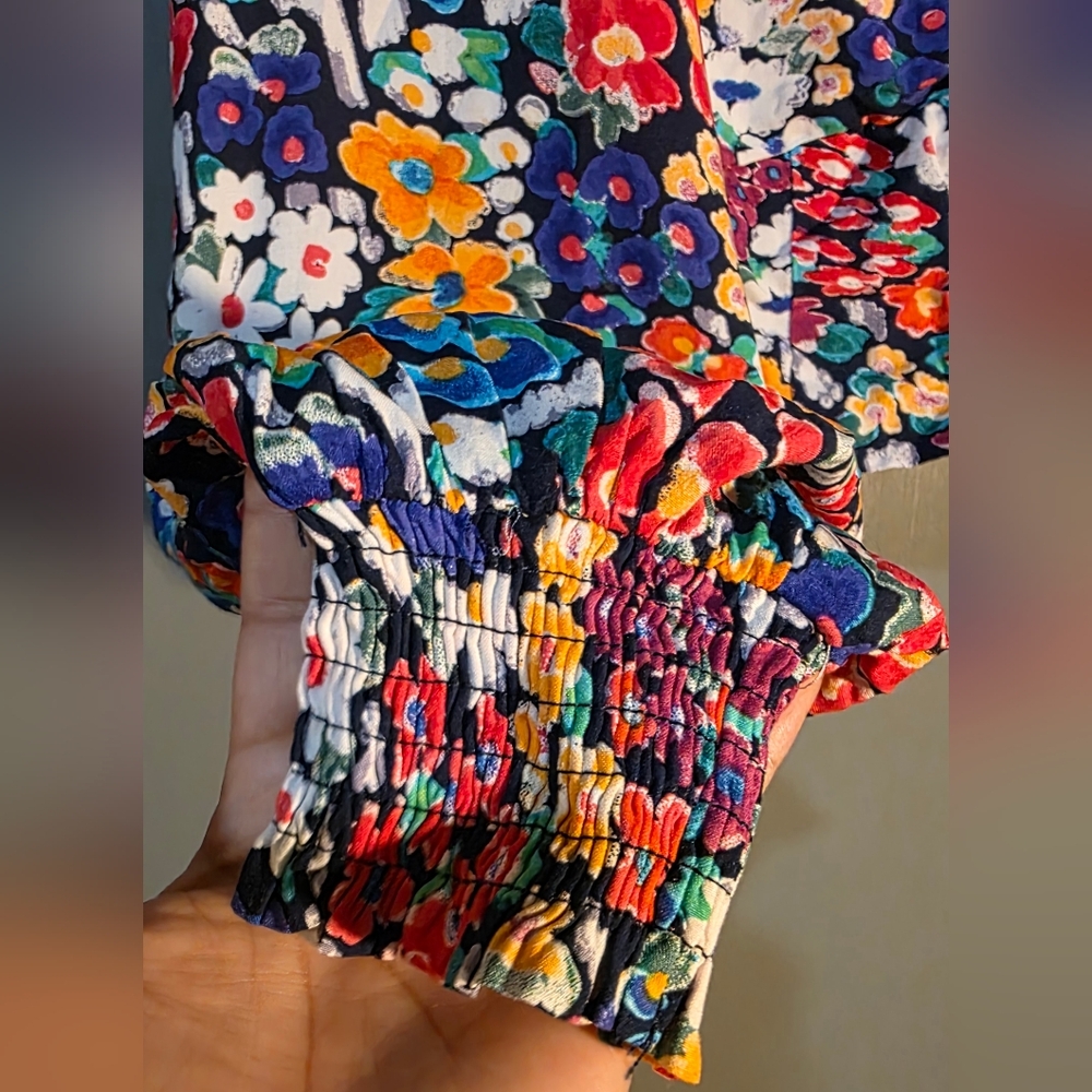 Lost + Wander Women's Floral Crio Blouse - Multicolor - Picture 2 of 7
